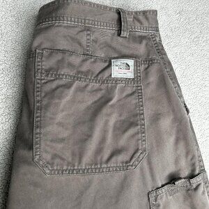 North Face Shorts Mens 36 Brown Cargo Outdoor Utility Workwear Cotton Durable